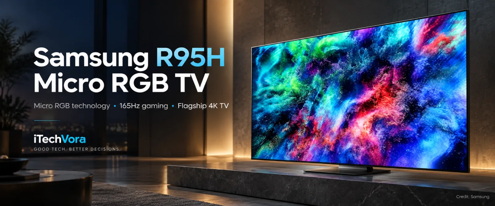 Samsung R95H Micro RGB 4K TV 2026