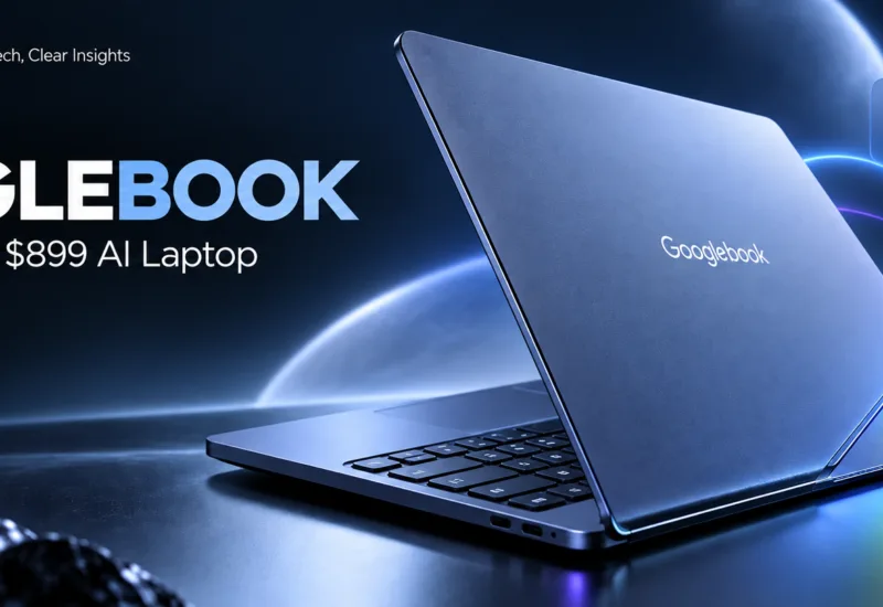Googlebook AI laptop with Gemini and Android integration