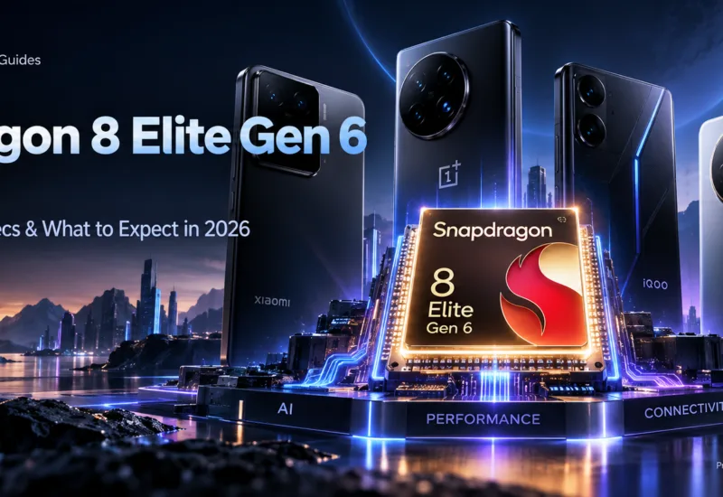 Snapdragon 8 Elite Gen 6 phones and confirmed 2026 flagship models